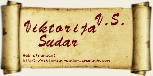 Viktorija Sudar vizit kartica